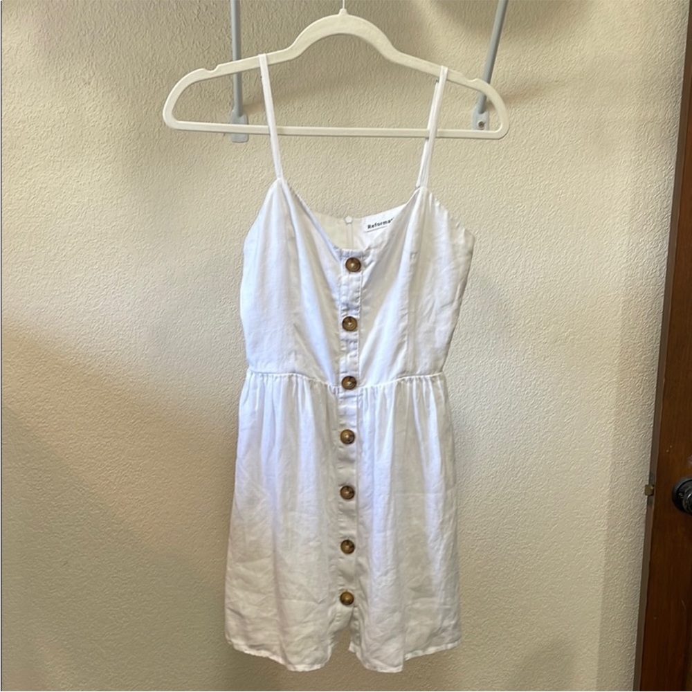 Reformation Velma Linen Dress